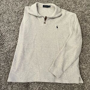 Polo Ralph Lauren Gray Quarter-Zip Pullover